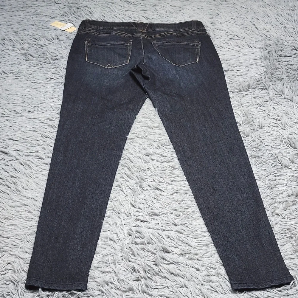 New Democracy Ab‎ technology Jegging Womens 6 Dark Wash Denim Slimming Stretch